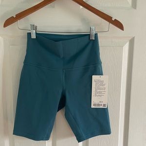 Lululemon Align shorts, size 4, blue. NWT’s.